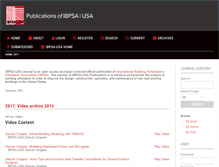 Tablet Screenshot of ibpsa-usa.org